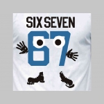 Six Seven 67 čierne p&aacute;nske tričko 100%bavlna Fruit of The Loom